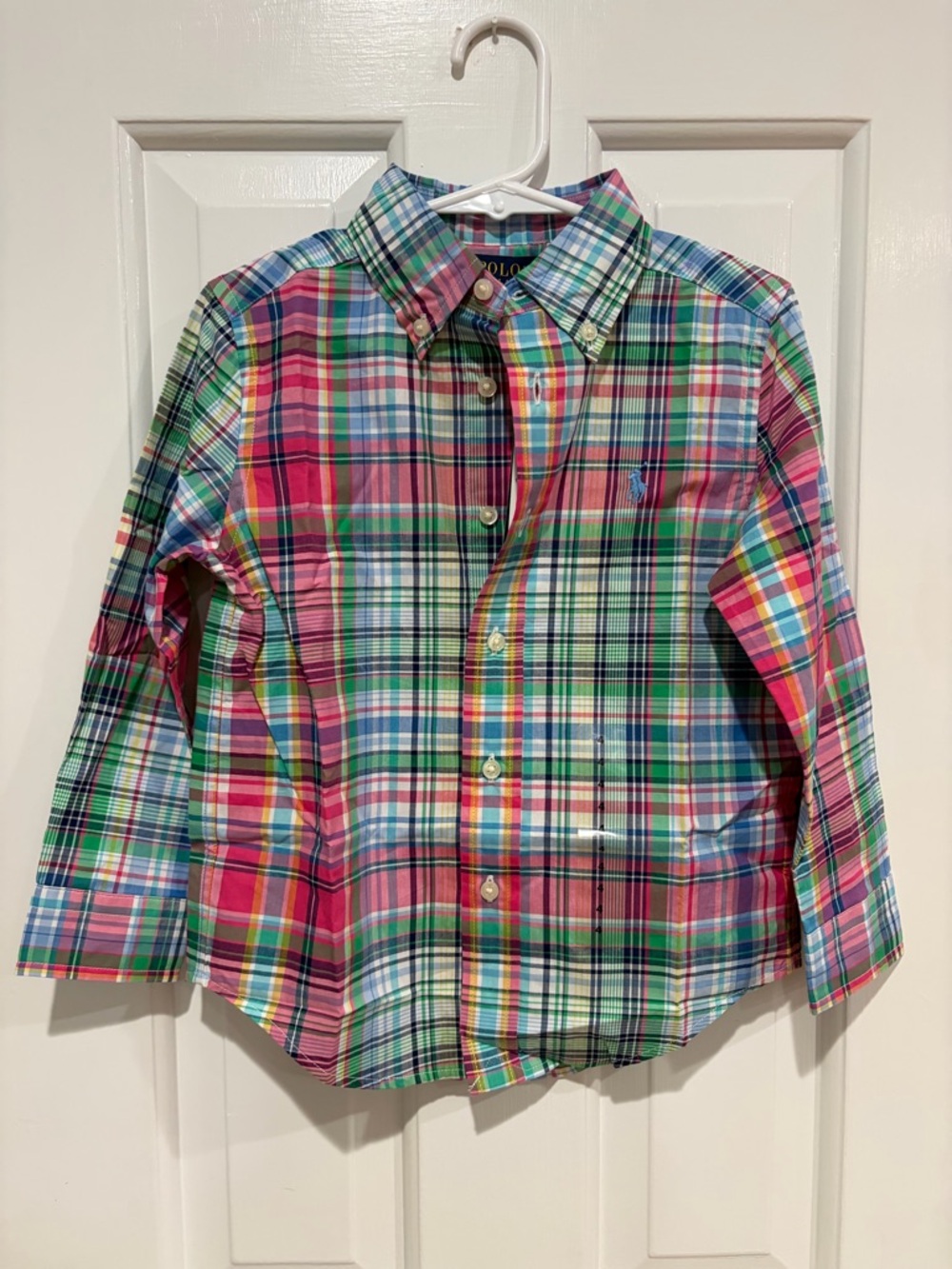 Polo by Ralph Lauren Bright Multicolor Plaid Button-Down Shirt